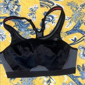Champion Black and Gray Sports Bra Intimates